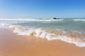 Shipwreck in the Atlantic ocean Royalty Free Stock Photo