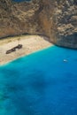 Shipwreck Beach, Navagio in Zakynthos, Greece