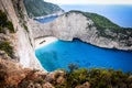 Shipwreck Beach on Zakynthos Island Royalty Free Stock Photo