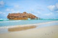 Shipwreck in Cape Verde, Africa Royalty Free Stock Photo