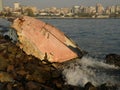 Shipwreck on the coast