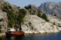 Shipwreck in fjord