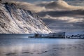 Shipwreck in a fjord