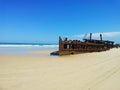 Shipwreck in Fraser Island, Queensland, Australien