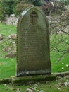 Shipwreck Gravestone on Lindisfarne The Holy Island