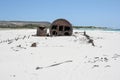 Shipwreck Kakapo at the beach of kommetjie Royalty Free Stock Photo