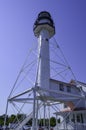 Shipwreck Museum and Lighthouse Upper Michigan. Royalty Free Stock Photo