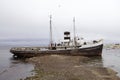 Shipwreck in the port of Ushuaia, Argentina Royalty Free Stock Photo