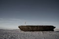 Shipwreck remains of the Maud, Cambridge Bay Nunavut Royalty Free Stock Photo