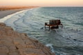 Shipwreck in Mahut Beach, Oman