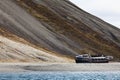 Shipwreck in Skansbukta, Svalbard, Norway Royalty Free Stock Photo