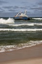 Shipwreck - Skeleton Coast - Namibia Royalty Free Stock Photo