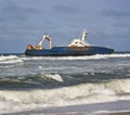 Shipwreck - Skeleton Coast - Namibia Royalty Free Stock Photo