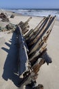 Shipwreck - Skeleton Coast - Namibia Royalty Free Stock Photo