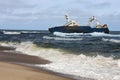 Shipwreck - Skeleton Coast - Namibia Royalty Free Stock Photo