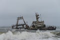 Shipwreck at the Skelleton Coast (Namibia)