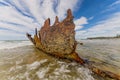 Shipwreck of SS Dicky Sunshine Coast Queensland Australia.