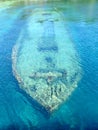 Shipwreck in Tobermory Ontario Royalty Free Stock Photo