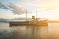 Shipwreck Ushuaia harbor Royalty Free Stock Photo