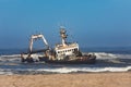 Shipwreck Zeila - Hentiesbaai Skeleton Coast, Namibia Africa