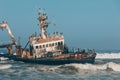 Shipwreck Zeila - Hentiesbaai Skeleton Coast, Namibia Africa