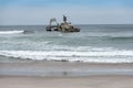 Shipwreck Zeila near Henties Bay on the Skeleton Coast of Namibia