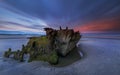 Shipwrecked off the coast of Ireland, Royalty Free Stock Photo