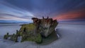 Shipwrecked off the coast of Ireland