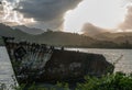 Shipwrecked Vessel On The Caribbean