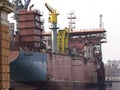 Shipyard Royalty Free Stock Photo