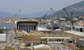 Shipyard Fincantieri Italy Royalty Free Stock Photo