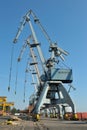 Shipyard in galati, romania Royalty Free Stock Photo