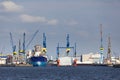 Shipyard in Hamburg, Germany