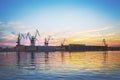 Shipyard Pula Royalty Free Stock Photo