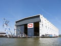 Shipyard of royal IHC in Krimpen aan de IJssel near dutch city of Rotterdam Royalty Free Stock Photo