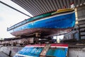 Shipyard in Sarilhos Pequenos, Portugal Royalty Free Stock Photo