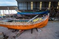 Shipyard in Sarilhos Pequenos Royalty Free Stock Photo