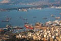 Shipyards in Perama, Piraeus, Athens. Royalty Free Stock Photo