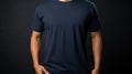 shir navy blue t shirt Royalty Free Stock Photo