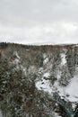 Shirahige waterfall Winter biei river hokkaido japan Royalty Free Stock Photo