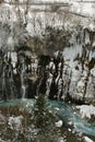 Shirahige waterfall Winter biei river hokkaido japan