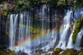 Shiraito waterfall in Autumn,Shizuoka, Japan Royalty Free Stock Photo