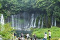 Shiraito waterfall near Mt. Fuji in Fujinomiya Prefecture,