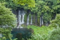 Shiraito waterfall near Mt. Fuji in Fujinomiya Prefecture, Royalty Free Stock Photo