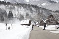 Shirakawa-go at winter