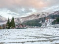 Shirakawa village house in Japan Royalty Free Stock Photo