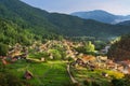 Shirakawa Village, Japan from Ogimachi Royalty Free Stock Photo