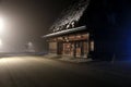 Shirakawago on a Foggy Night