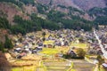 Shirakawago World Heritage Village in Autumn, Japan