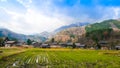 Shirakawako village travel in Japan Royalty Free Stock Photo